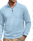 Nash | Textured Quarter-Zip Pullover