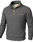 Conrad | Textured Half-Button Pullover