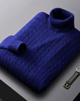 Rhys | Cable Knit Turtleneck Sweater
