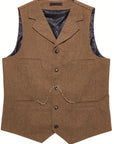 Byron | Refined Herringbone Waistcoat