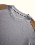 Aaron | Textured Elbow-Patch Pullover