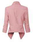 Penelope | Open-Front Draped Blazer