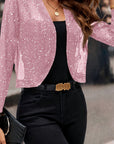 Elaine | Shimmer Cropped Jacket