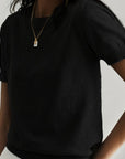 Harriet | Fine-Knit Short Sleeve Sweater