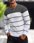 Henry | Striped Crew Neck Sweater