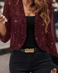Elaine | Shimmer Cropped Jacket
