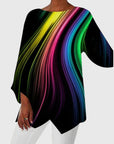 Kathleen | Shimmer Butterfly Long-Sleeve Top