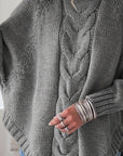 Corinne | Cozy High-Neck Cable-Knit Sweater