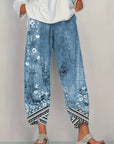 Meredith | Botanical Cropped Pants