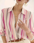 Marcella | Refined Striped Button-Up Shirt