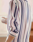 Marcella | Refined Striped Button-Up Shirt