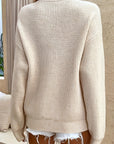Cecilia | Ribbed Henley Sweater