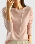 Lorna | Asymmetric Button Cardigan