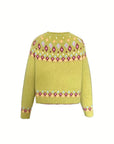 Esme | Nordic Patterned Cardigan