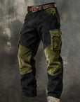 Silas | Rugged Two-Tone Cargo Pants