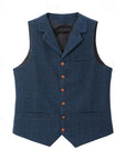 Theron | Herringbone Tailored Waistcoat