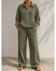 Naomi | Relaxed Half-Zip Two-Piece Set