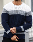 Nolan | Textured Cable-Knit Sweater