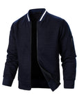 Raymond | Textured Zip-Up Bomber Jacket