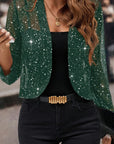 Elaine | Shimmer Cropped Jacket