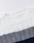 Nolan | Textured Cable-Knit Sweater