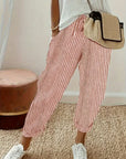 Marley | Striped Wide-Leg Casual Pants