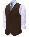 Byron | Refined Herringbone Waistcoat