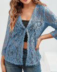 Cassandra | Floral Openwork Cardigan