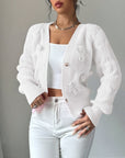 Juniper | Soft Bow-Detail Long Sleeve Cardigan