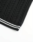 Gideon | Cable-Knit V-Neck Sweater Vest