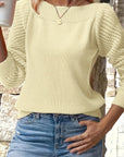 Maisie | Openwork Sleeve Sweater