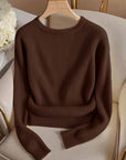 Gretchen | Ribbed Button-Cuff Sweater