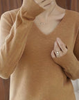 Selene | Soft V-Neck Sweater