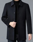 Douglas | Refined Single-Breasted Overcoat