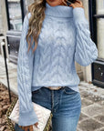Celeste | Cozy Cable-Knit Turtleneck Sweater
