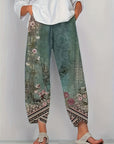 Meredith | Botanical Cropped Pants