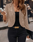 Elaine | Shimmer Cropped Jacket