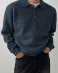 Landon | Refined Polo Collar Sweater