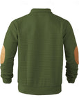 Garrett | Textured Standing-Collar Pullover