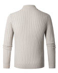 Gavin | Ribbed Quarter-Zip Sweater