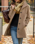 Rosalind | Timeless Turndown Collar Coat
