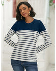 Constance | Striped Long Sleeve Top