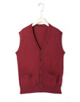 Leonard | Buttoned V-Neck Sweater Vest