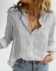 Rosanne | Relaxed Button-Up Blouse
