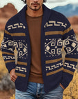 Sawyer | Patterned Zip Cardigan