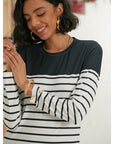 Constance | Striped Long Sleeve Top