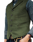 Gerard | Herringbone Tailored Waistcoat