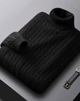 Rhys | Cable Knit Turtleneck Sweater