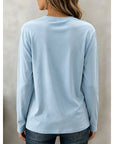 Rachel | Classic Long Sleeve Crew Neck Top