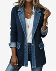 Bethany | Elegant Layered Collar Button Jacket